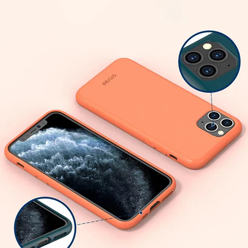 Araree Typo-Skin Silicone Case iPhone 11 Coral Pink - Mac Addict