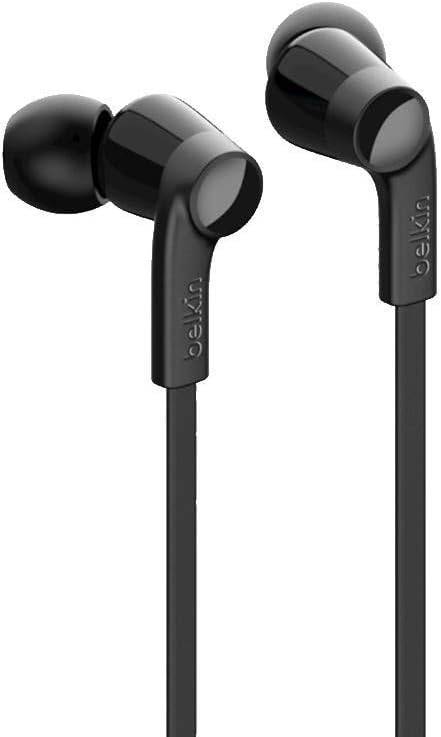 Belkin RockStar iPhoneヘッドフォン Lightningコネクタ付き One Size G3H0001btWHT Belkin Rockstar Headphones w⁄Lightning Connector Black - PTL ONE