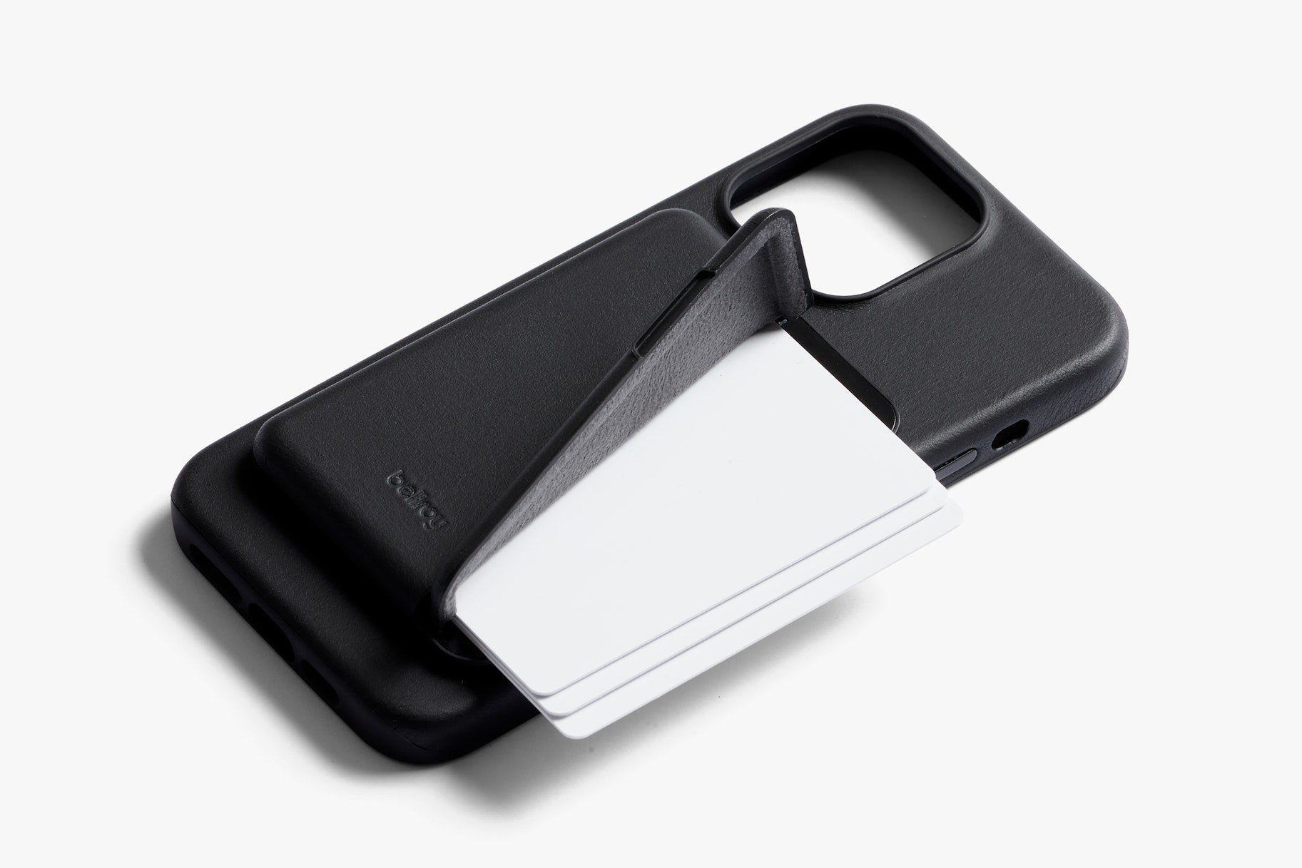 Bellroy Leather Mod Case & Wallet iPhone 15 Pro - Black