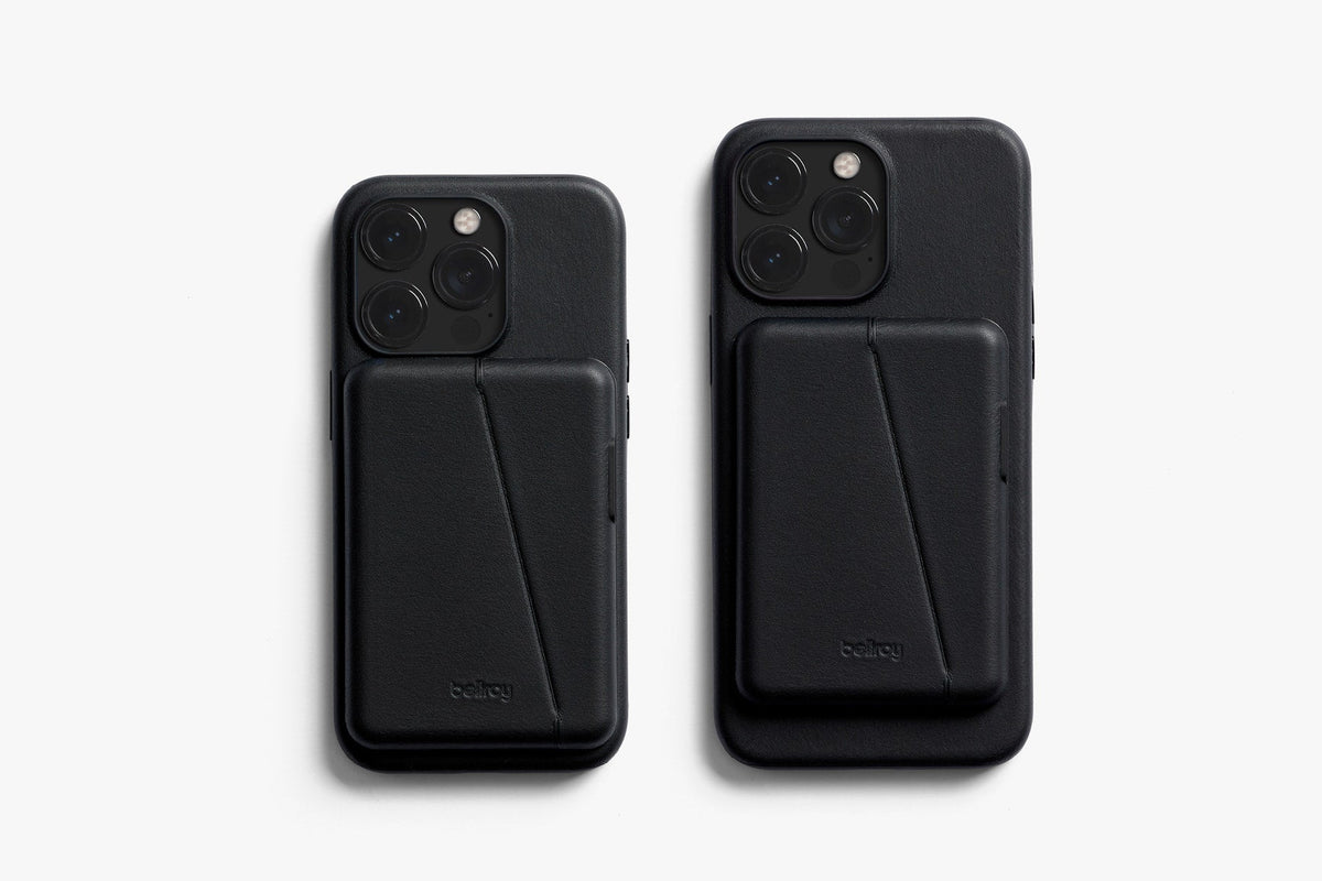 Bellroy Leather Mod Case & Wallet iPhone 15 Pro Max - Black