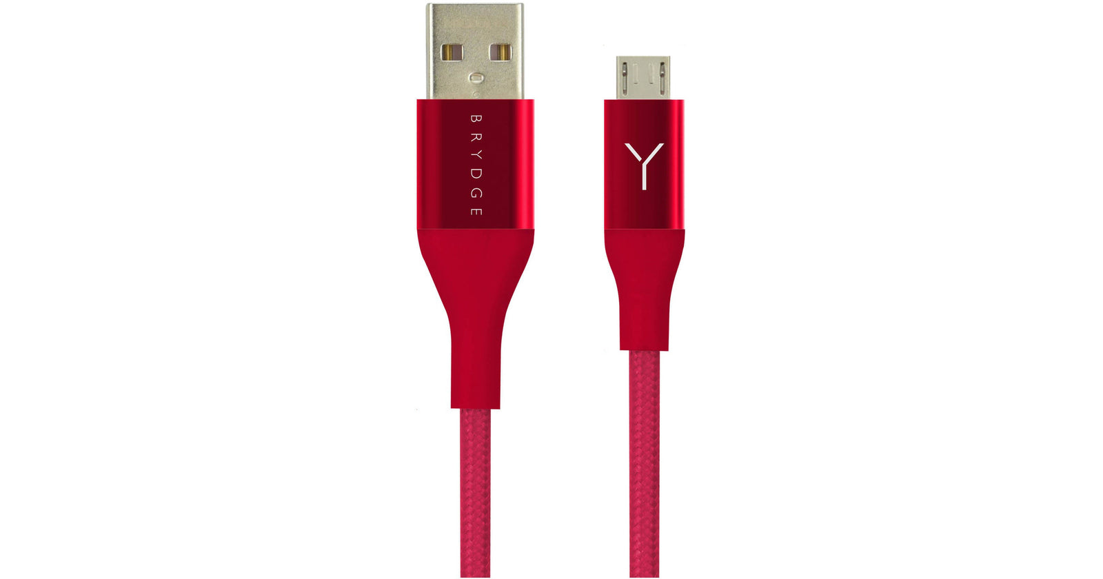 Brydge USB-A to Micro-USB Cable 1.2m - Red - Mac Addict
