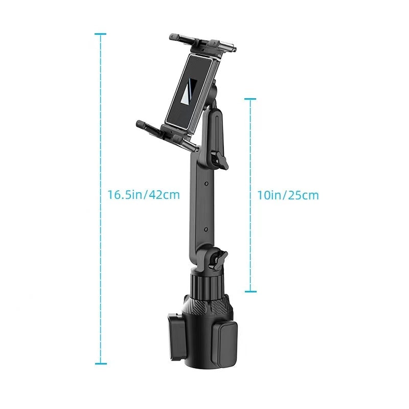 Universal iPad & Tablet Car / Truck Drink Cup Holder Mount - Black