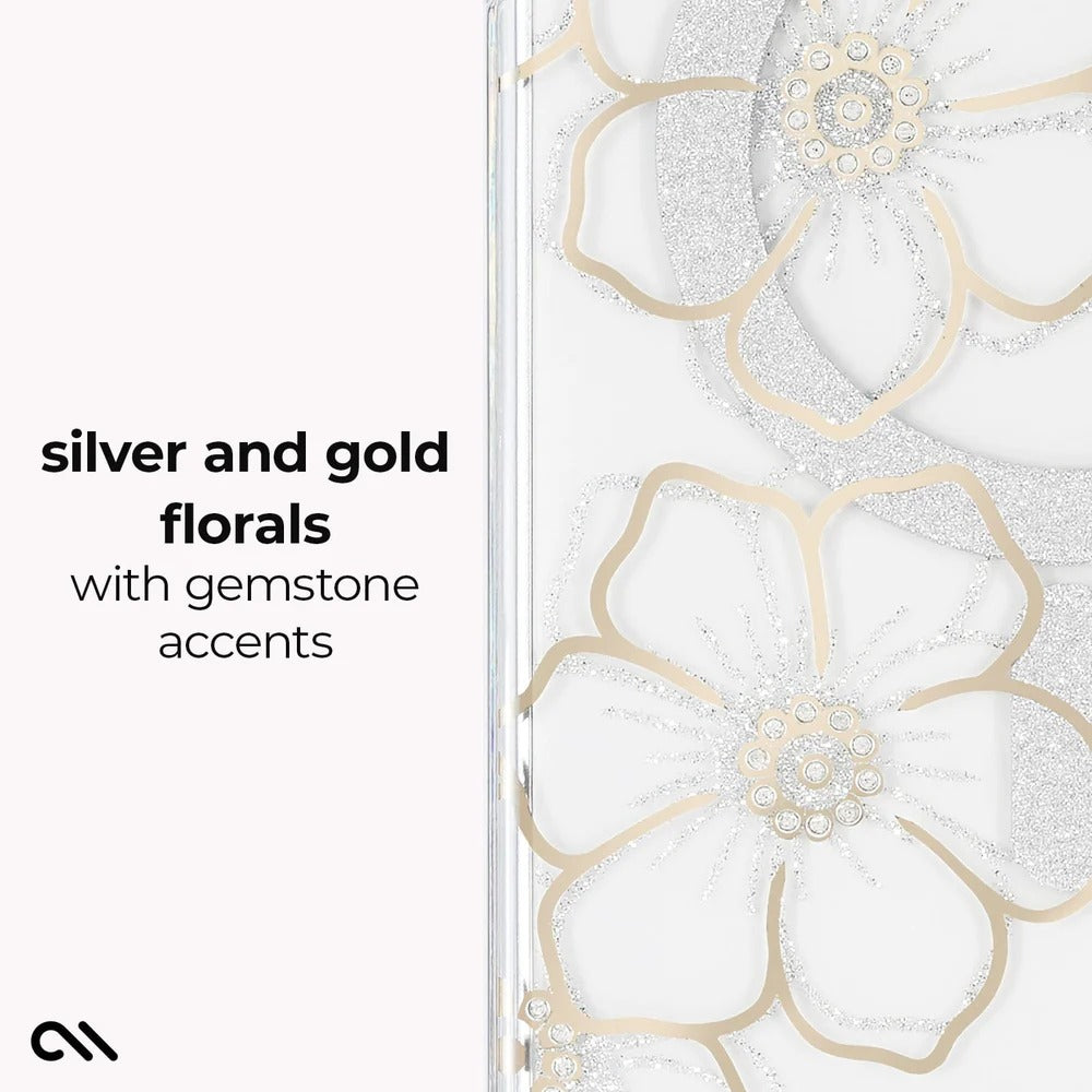 Case-Mate Floral Gem Magnet Case Samsung S26 Ultra - Clear