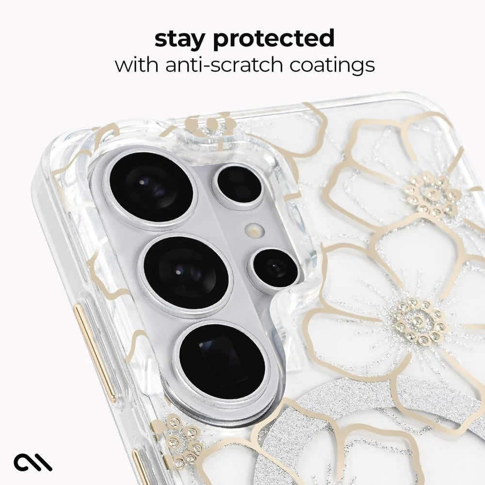 Case-Mate Floral Gem Magnet Case Samsung S26 Ultra - Clear