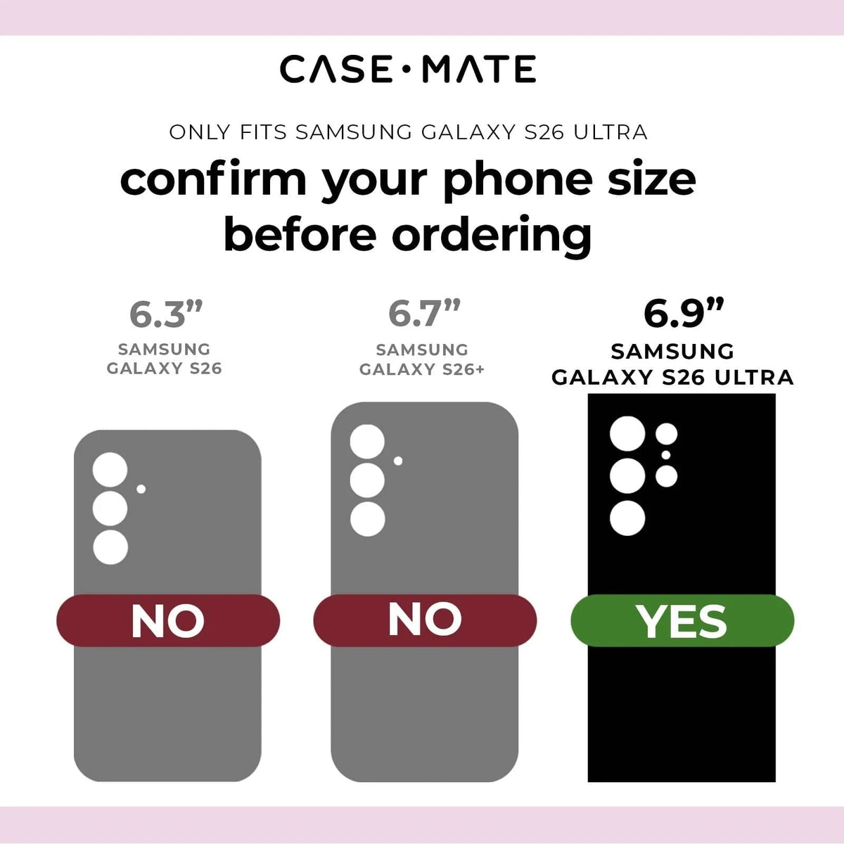 Case-Mate HD Lens Protector Samsung Galaxy S26 Ultra - Clear - Mac Addict
