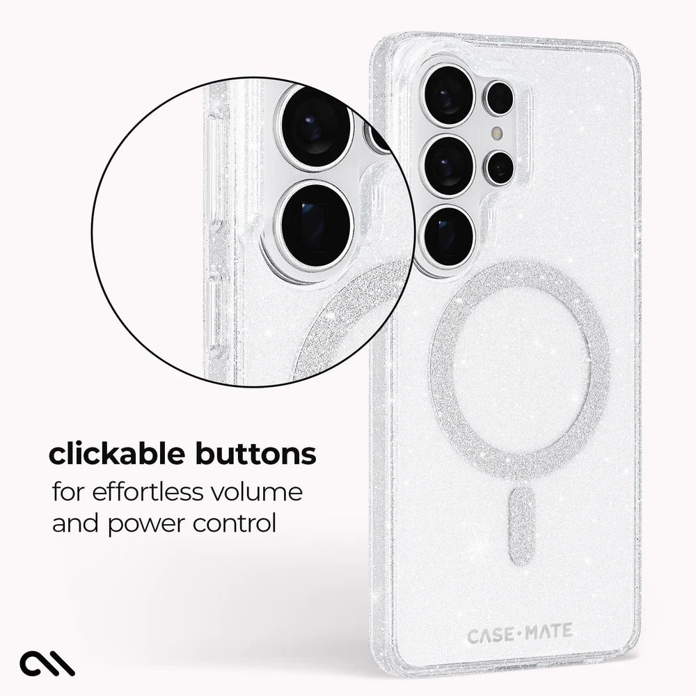 Case-Mate Sheer Twinkle Magnet Case Samsung S26 Ultra - Clear
