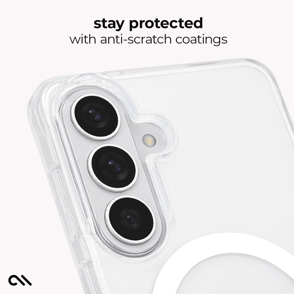 Case-Mate Tough Clear Magnet Case Samsung S26 Standard- Clear