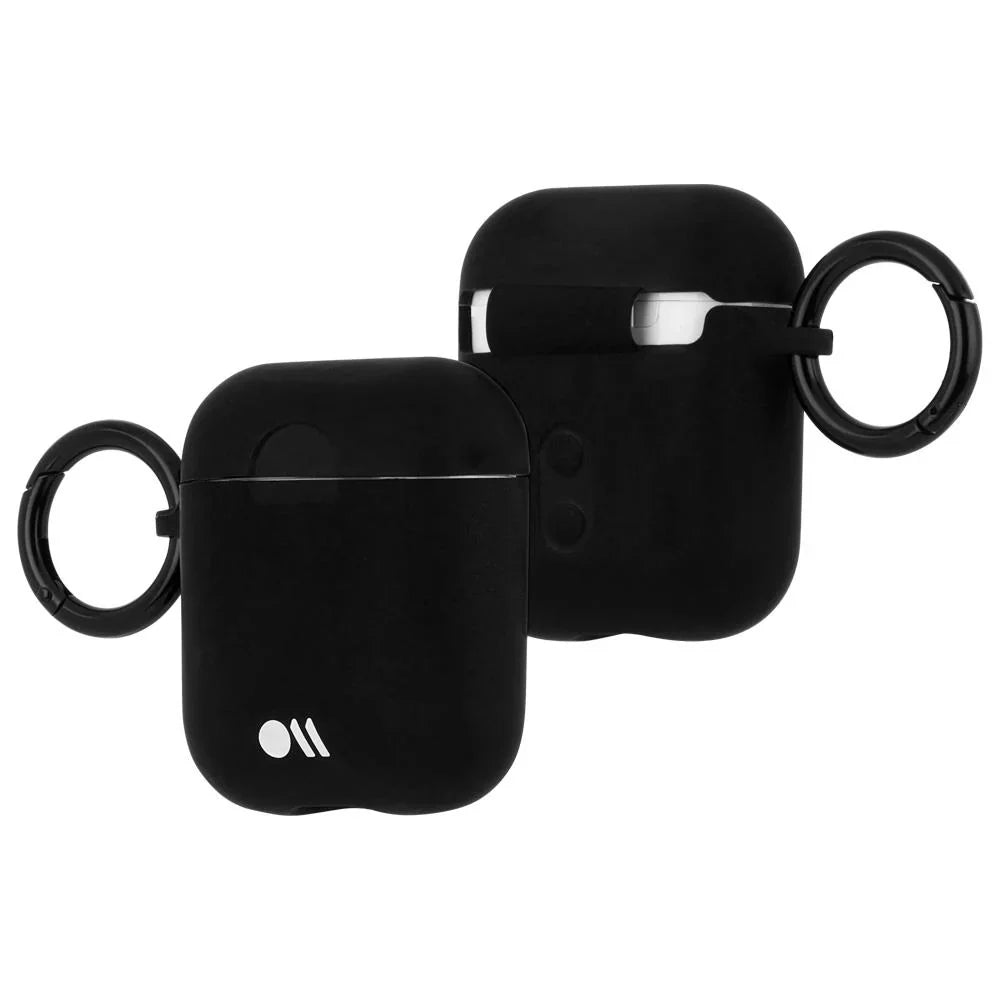 Case-Mate AirPods Case with Ring Clip & Neckstrap for AirPods 1st & 2nd Gen - Black