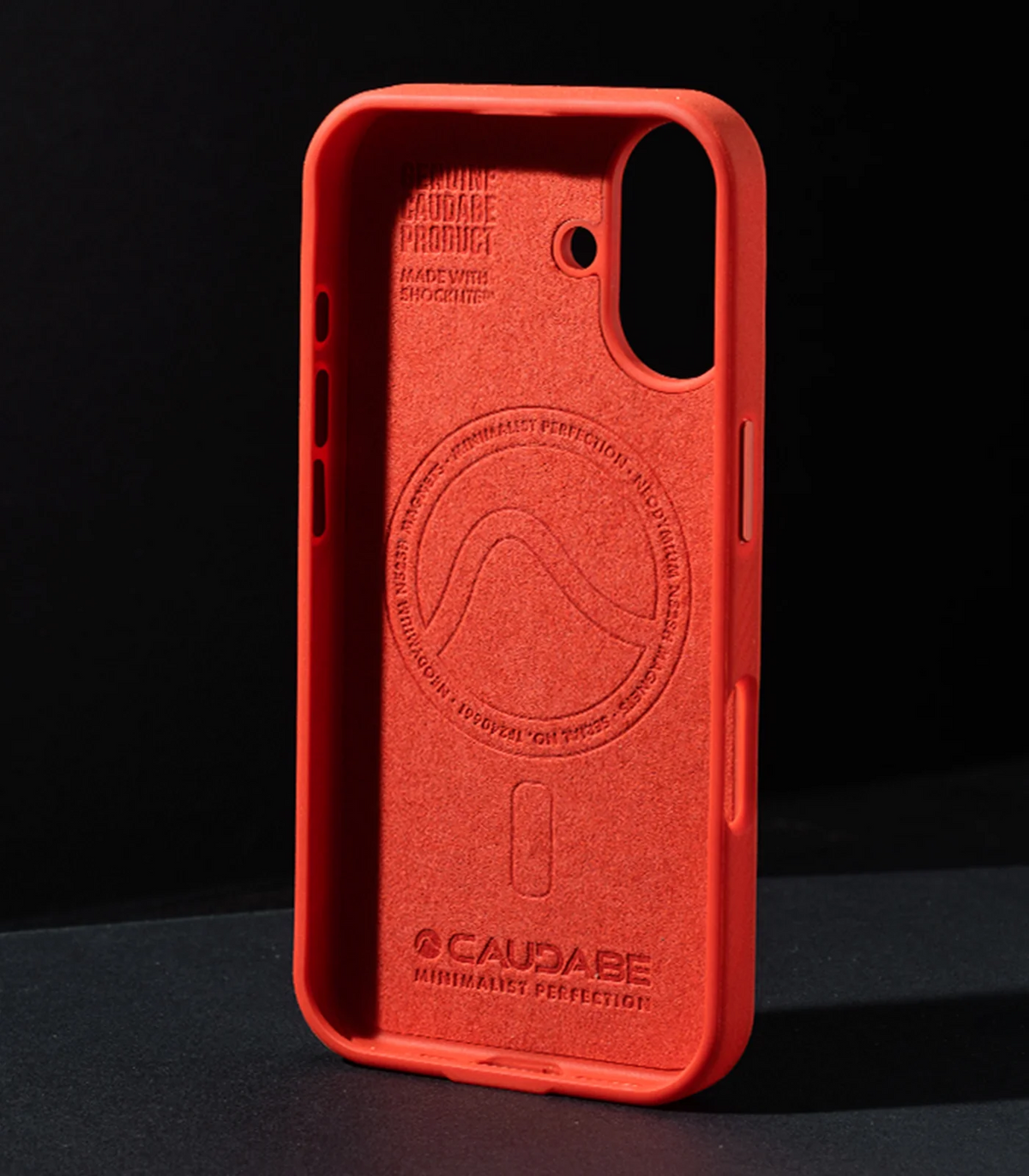 Caudabe Paragon Slim ShockLite Case & MagSafe iPhone 16 6.1 - Ember