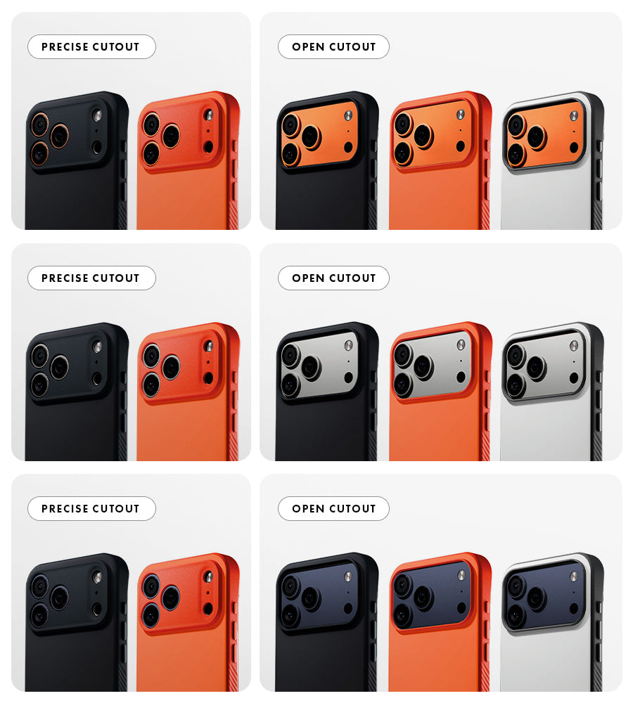 Caudabe Paragon OPEN Case MagSafe iPhone 17 Pro 6.3 - Ember