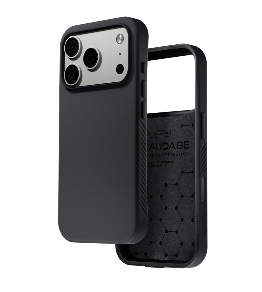 Caudabe Paragon OPEN Case MagSafe iPhone 17 Pro Max 6.9 - Midnight Black