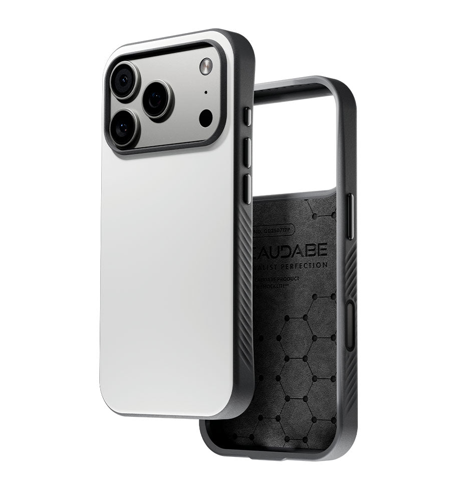 Caudabe Paragon OPEN Case MagSafe iPhone 17 Pro Max 6.9 - Moonstone White