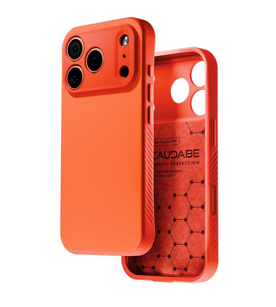 Caudabe Paragon PRECISE Case MagSafe iPhone 17 Pro 6.3 - Ember Orange