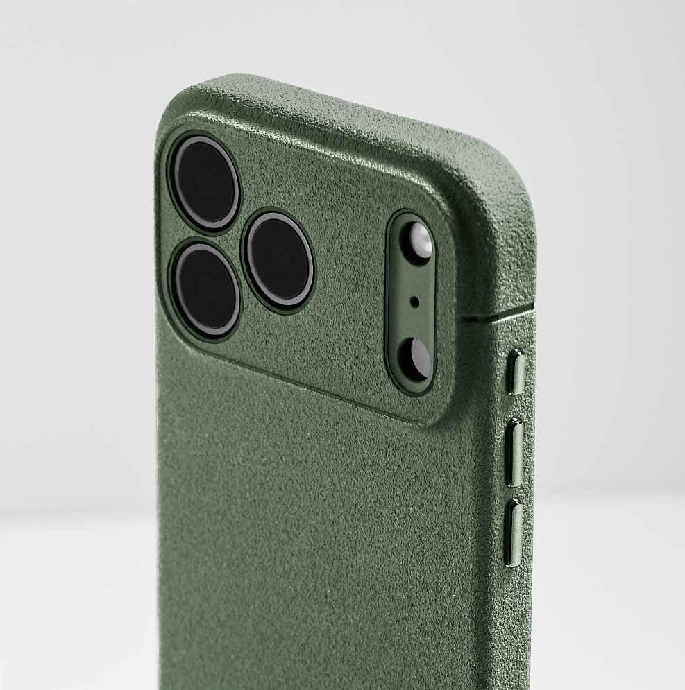 Caudabe Sheath Precise Protective Case MagSafe iPhone 17 Pro 6.3 - Eucalyptus Green