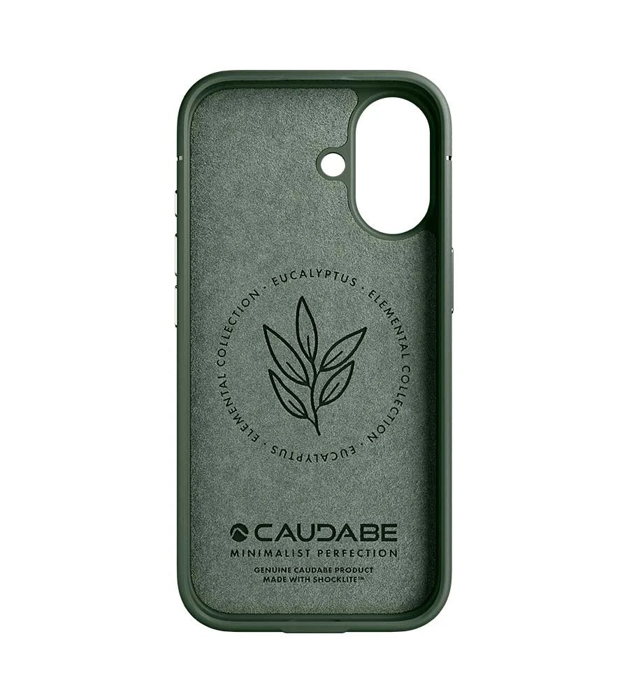 Caudabe Sheath Case MagSafe iPhone 17 standard - Eucalyptus Green - Mac Addict