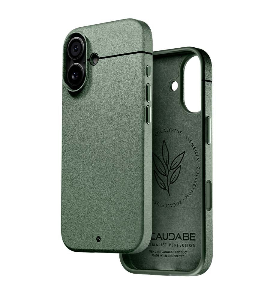 Caudabe Sheath Case MagSafe iPhone 17 standard - Eucalyptus Green - Mac Addict