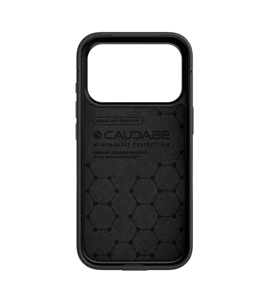 Sheath (OPEN) Case MagSafe iPhone 18 Pro 6.3 in Black - Caudabe