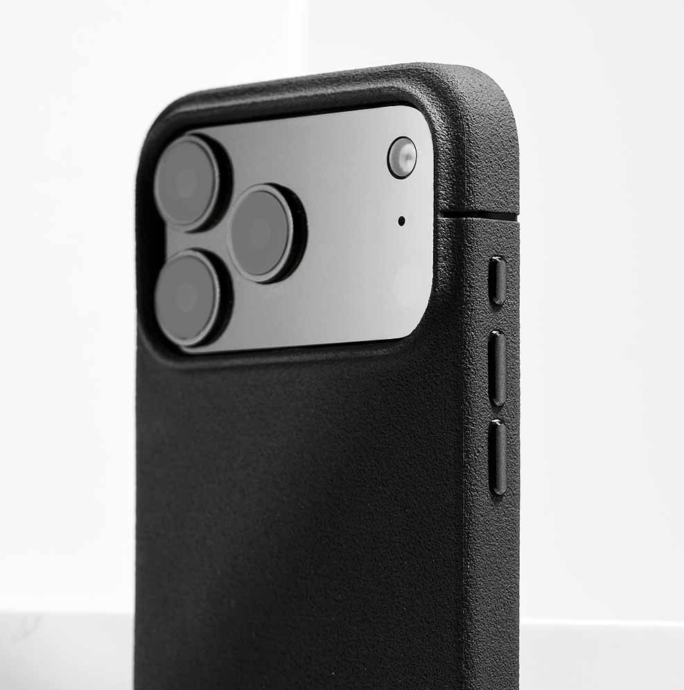 Sheath (OPEN) Case MagSafe iPhone 18 Pro 6.3 in Black - Caudabe