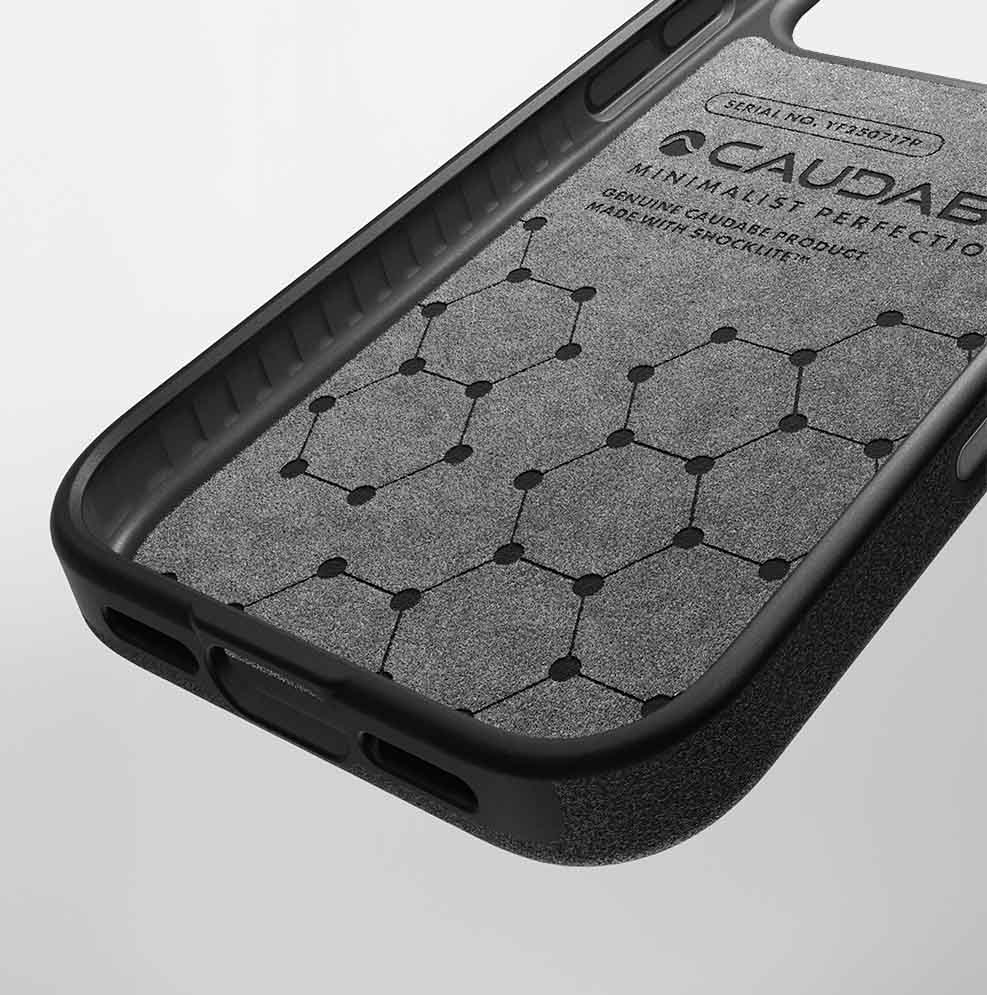 Sheath (OPEN) Case MagSafe iPhone 18 Pro 6.3 in Black - Caudabe