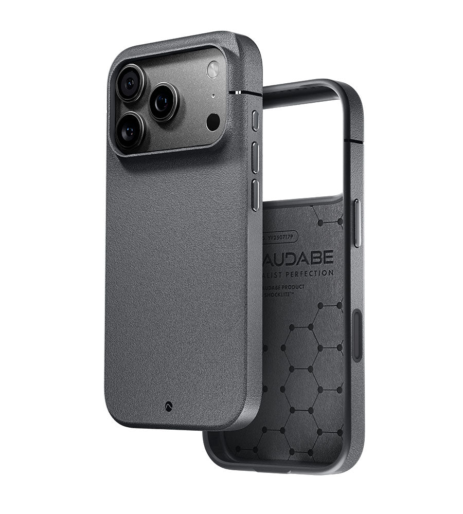 Caudabe Sheath (OPEN) Case MagSafe iPhone 17 Pro Max 6.9 - Gray
