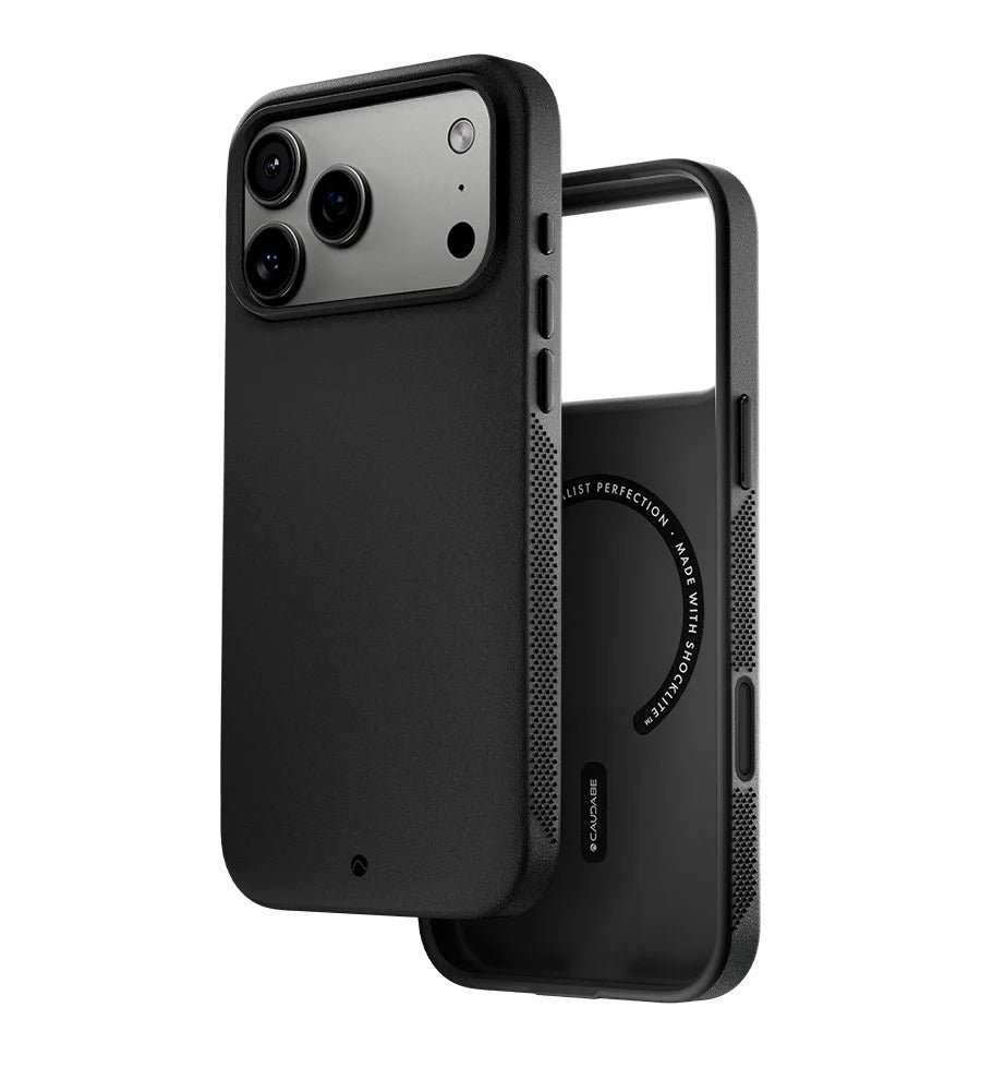 Caudabe Synthesis Slim Protective Case MagSafe iPhone 17 Pro Max 6.9 - Black
