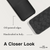 Coach Slim Case Signature for iPhone 16e/15 / 14 / 13 Charcoal