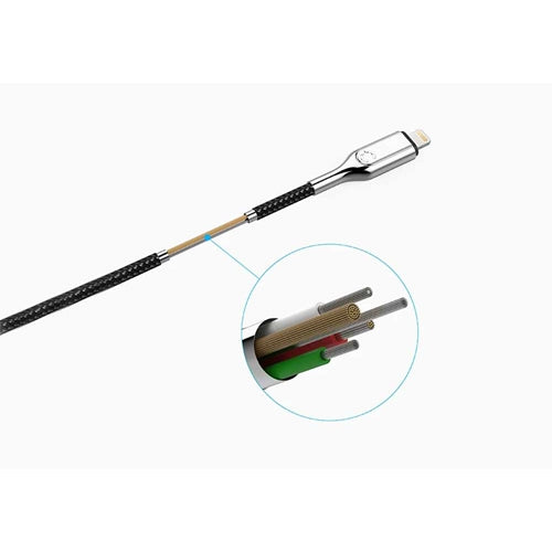 Cygnett Armoured USB-A to Lightning Cable 2M with DuPont Kevlar Aramid Fibre 4