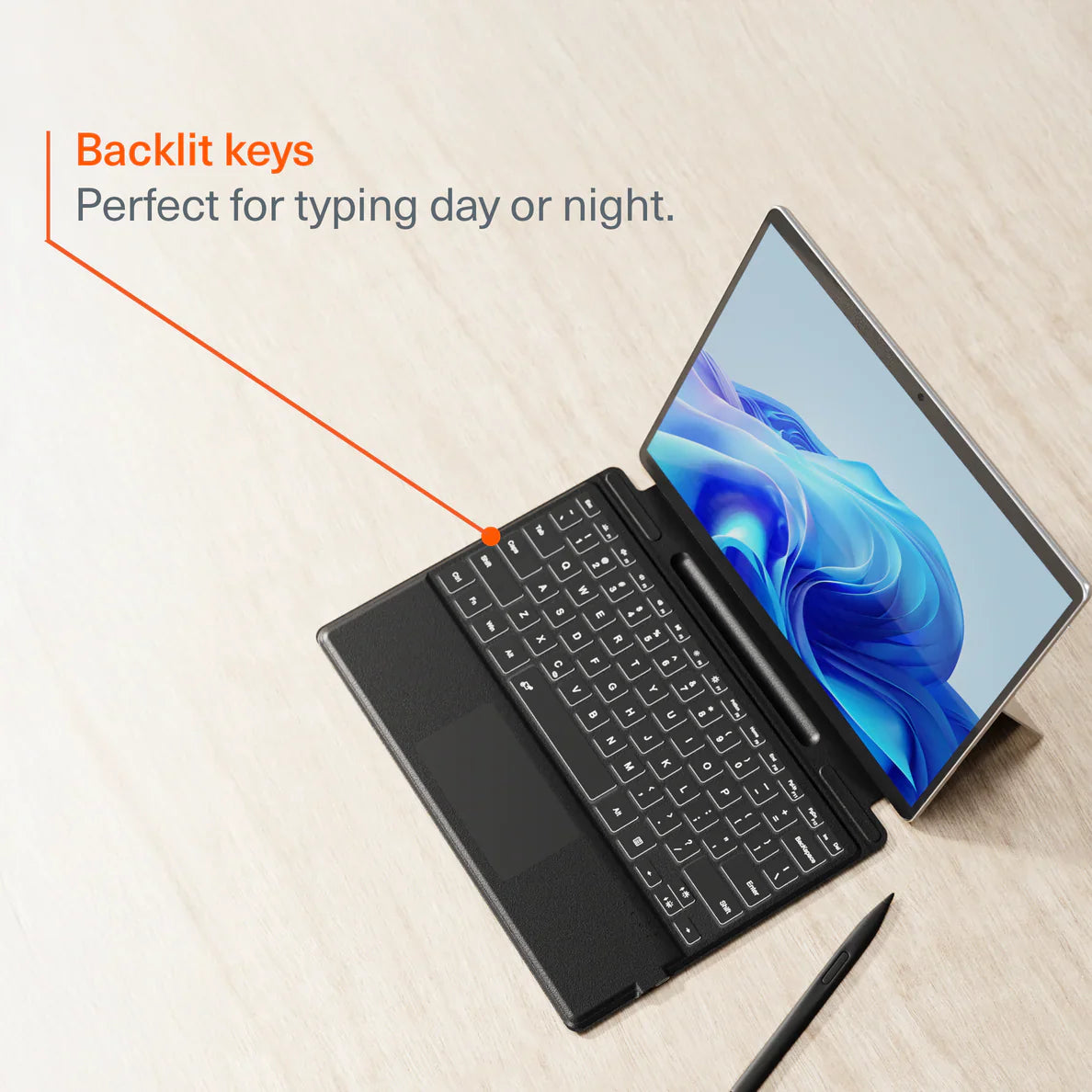 Cygnett Magnetic Wireless Keyboard Case For Microsoft Surface Pro 11 / X / 10 / 9 / 8 Gen
