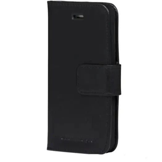 Dbramante1928 Copenhagen Slim Leather Folio Case iPhone SE 3rd / 2nd / 8 / 7 Black - BONUS Screen Protector