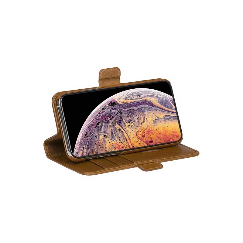 Dbramante1928 Copenhagen Plus Leather Folio Case iPhone 11 Pro / X / XS - Tan