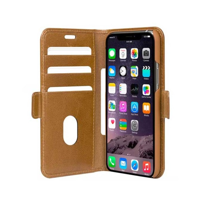 Dbramante1928 Copenhagen Plus Leather Folio Case iPhone 11 Pro / X / XS - Tan