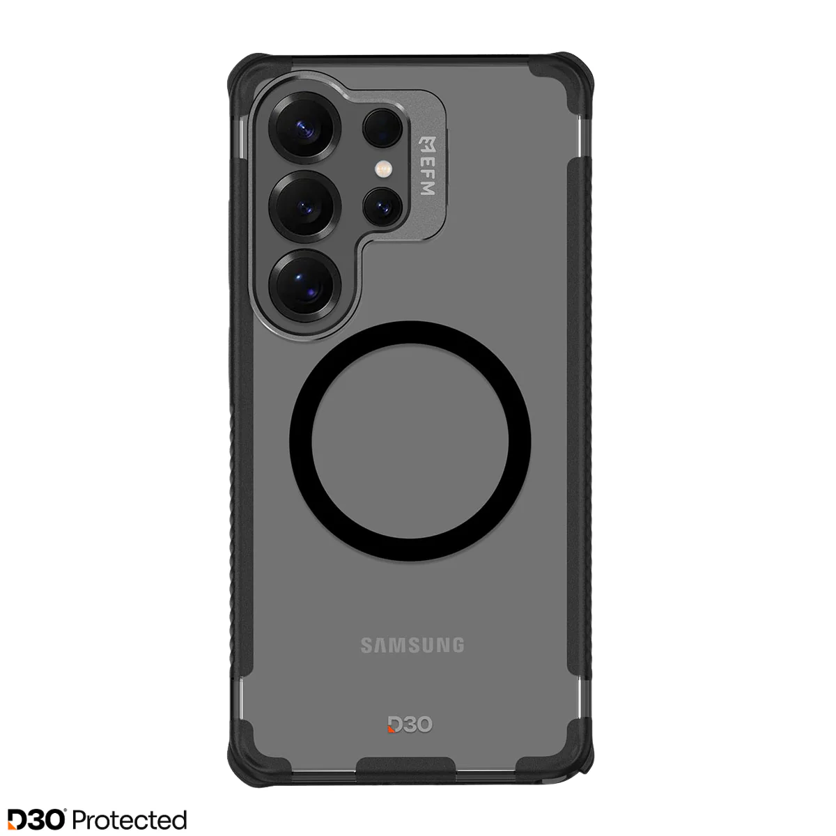 EFM Helsinki Case Samsung S26 Ultra - Clear Black