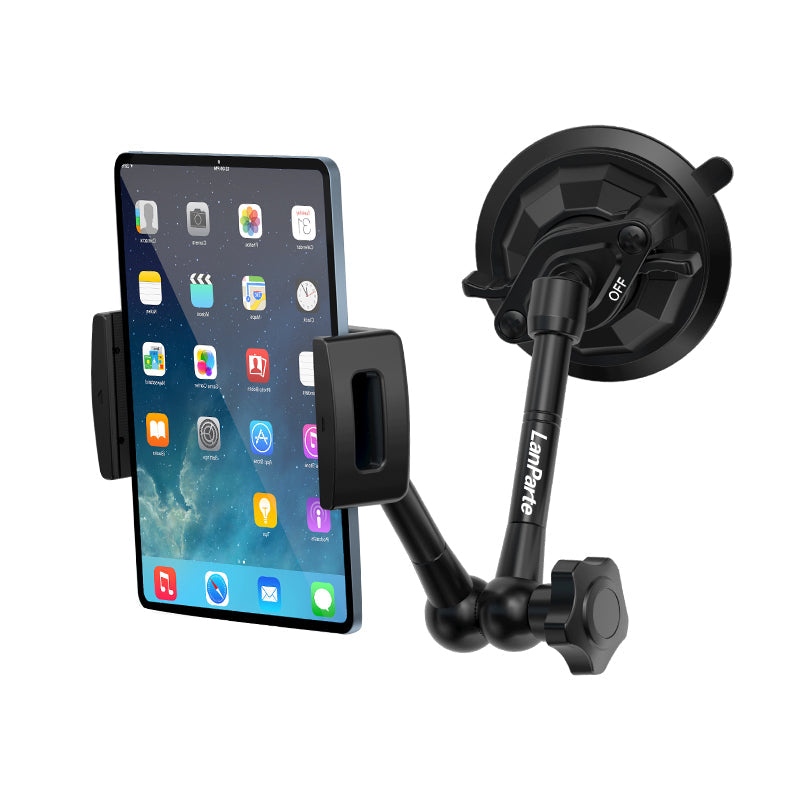 Universal iPad &amp; Tablet Car / Truck Dash Mount with 3M VHB Mounting Disc - Black