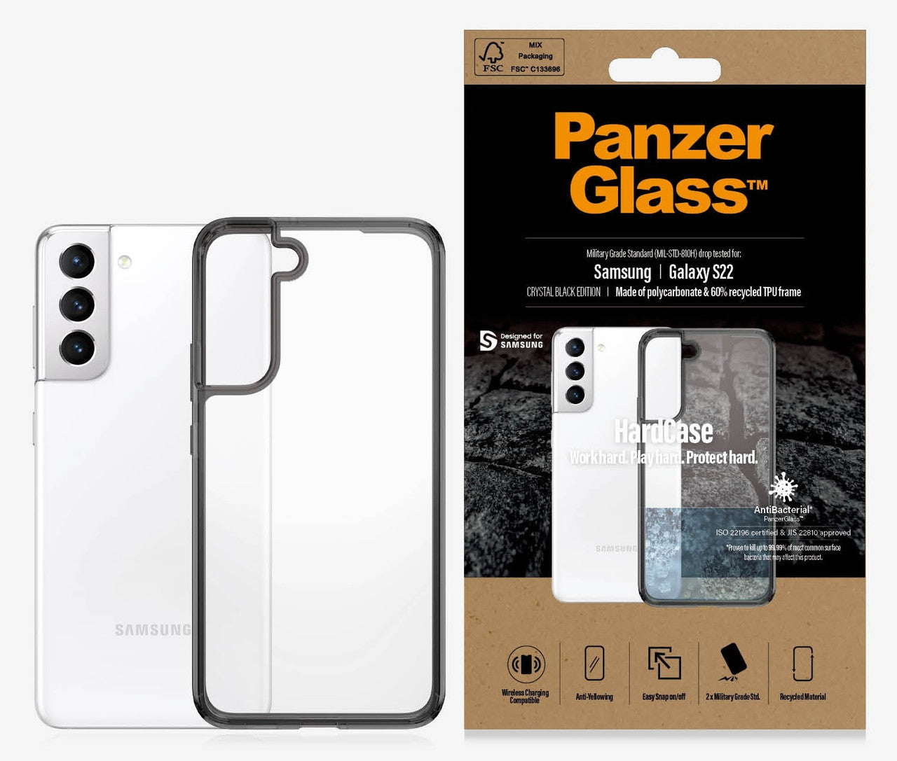 PanzerGlass Hardcase Samsung Galaxy S22 - Mac Addict