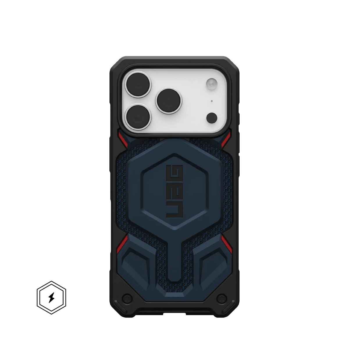 uag monarch case for iphone 17 pro mallard front view