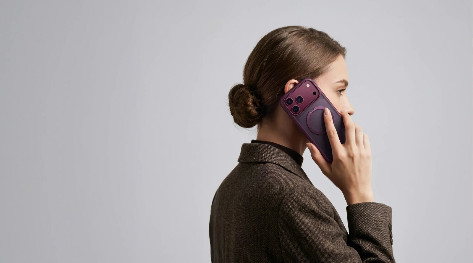 Ostand Q3 Spin MagSafe Case iPhone 18 Pro Max in Purple - Torras