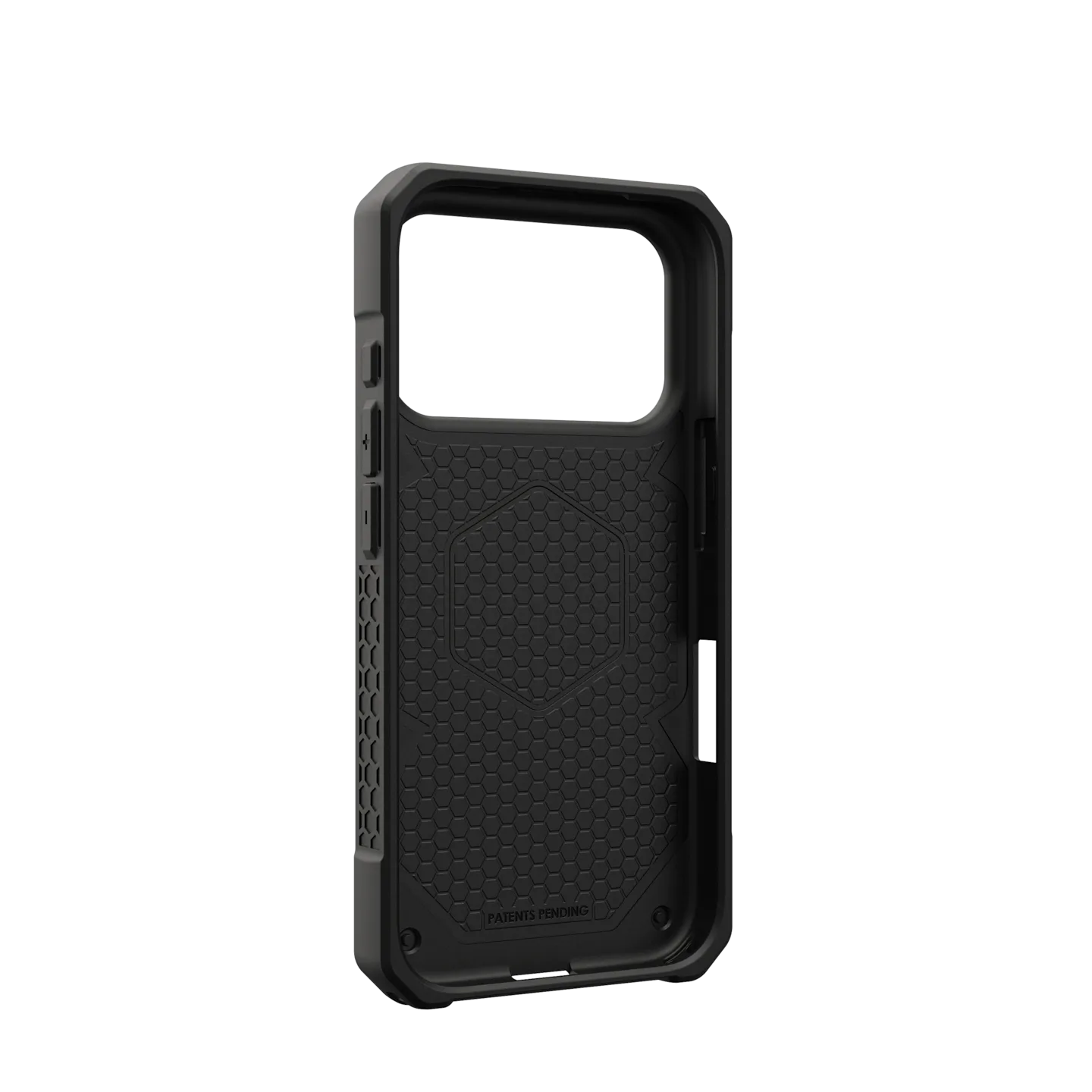 uag monarch case for iphone 17 pro green honeycomb pattern