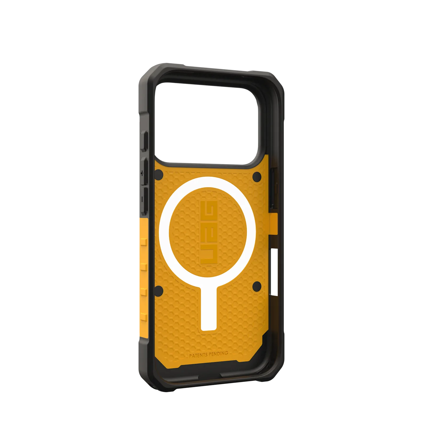uag pathfinder case for iphone 17 pro max yellow back protection