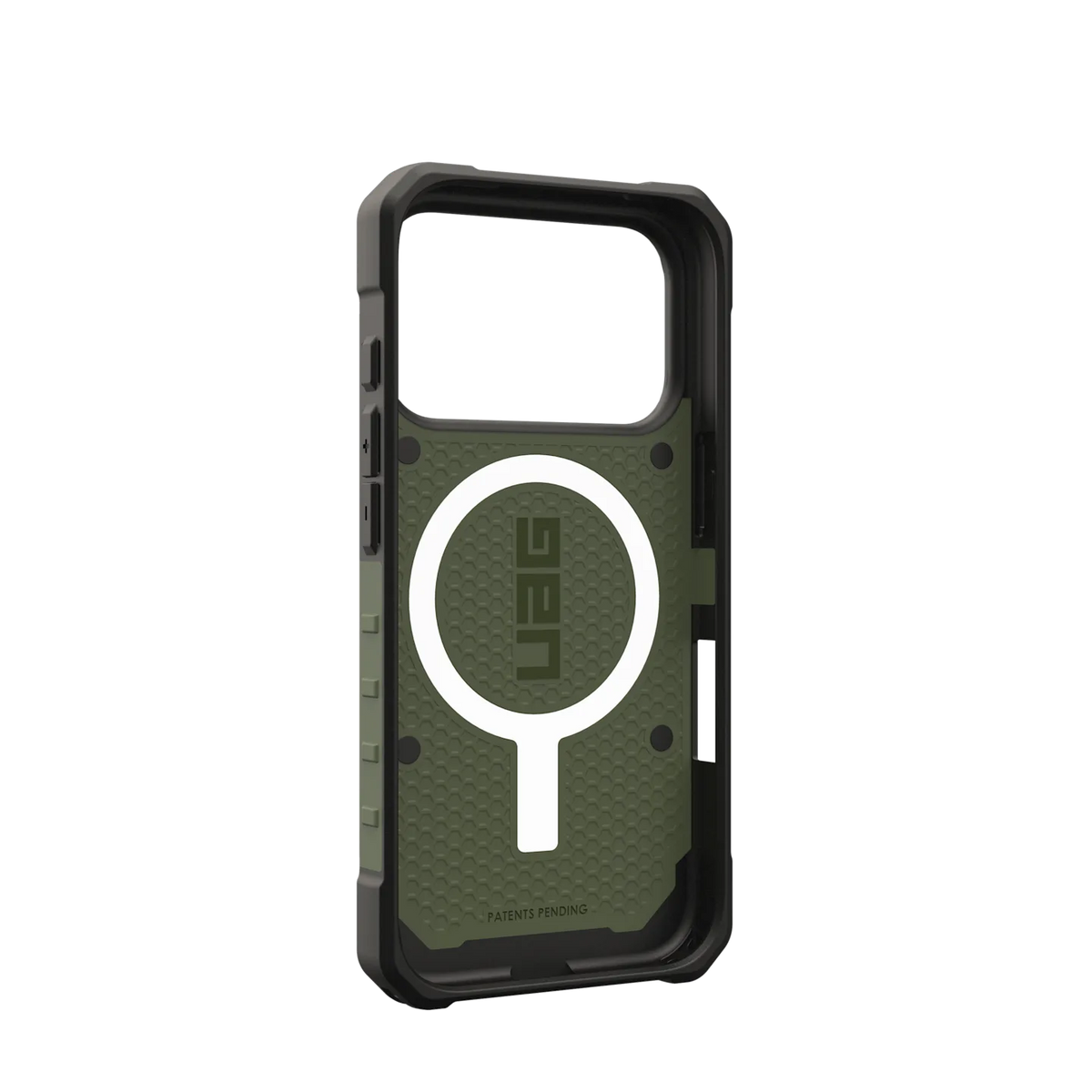 uag pathfinder case for iphone 17 pro green corner bumper