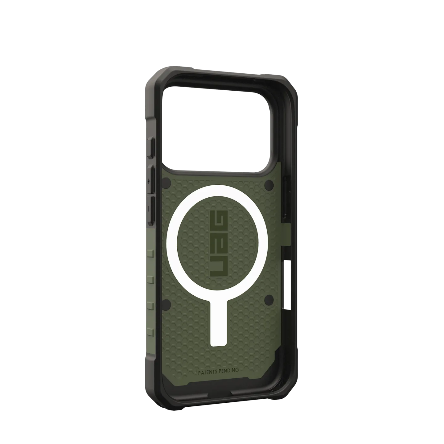 uag pathfinder case for iphone 17 pro green corner bumper