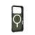 uag pathfinder case for iphone 17 pro max green corner bumper
