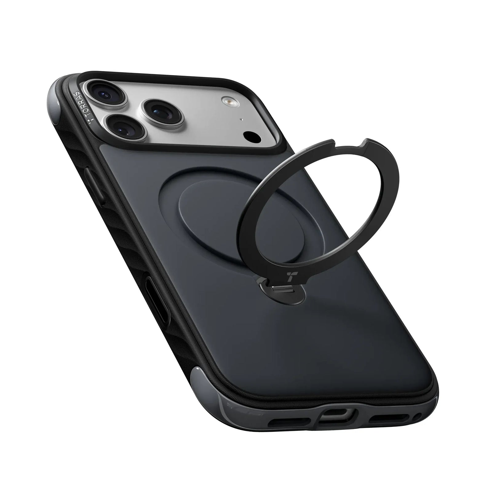 Ostand Q3 Rugg MagSafe Case iPhone 18 Pro in Black - Torras