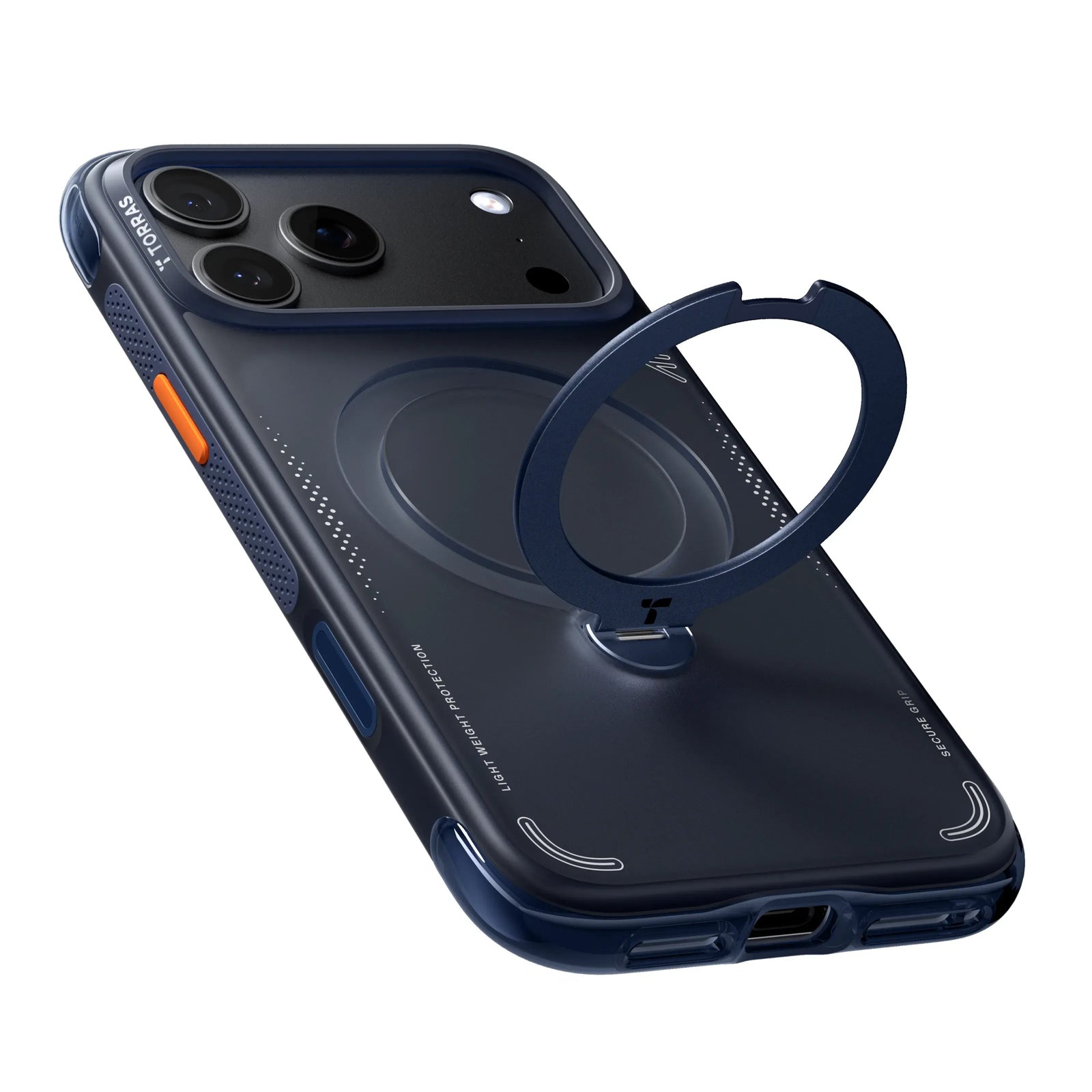 Ostand Q3 Spin Air MagSafe Case iPhone 18 Pro in Navy Blue - Torras