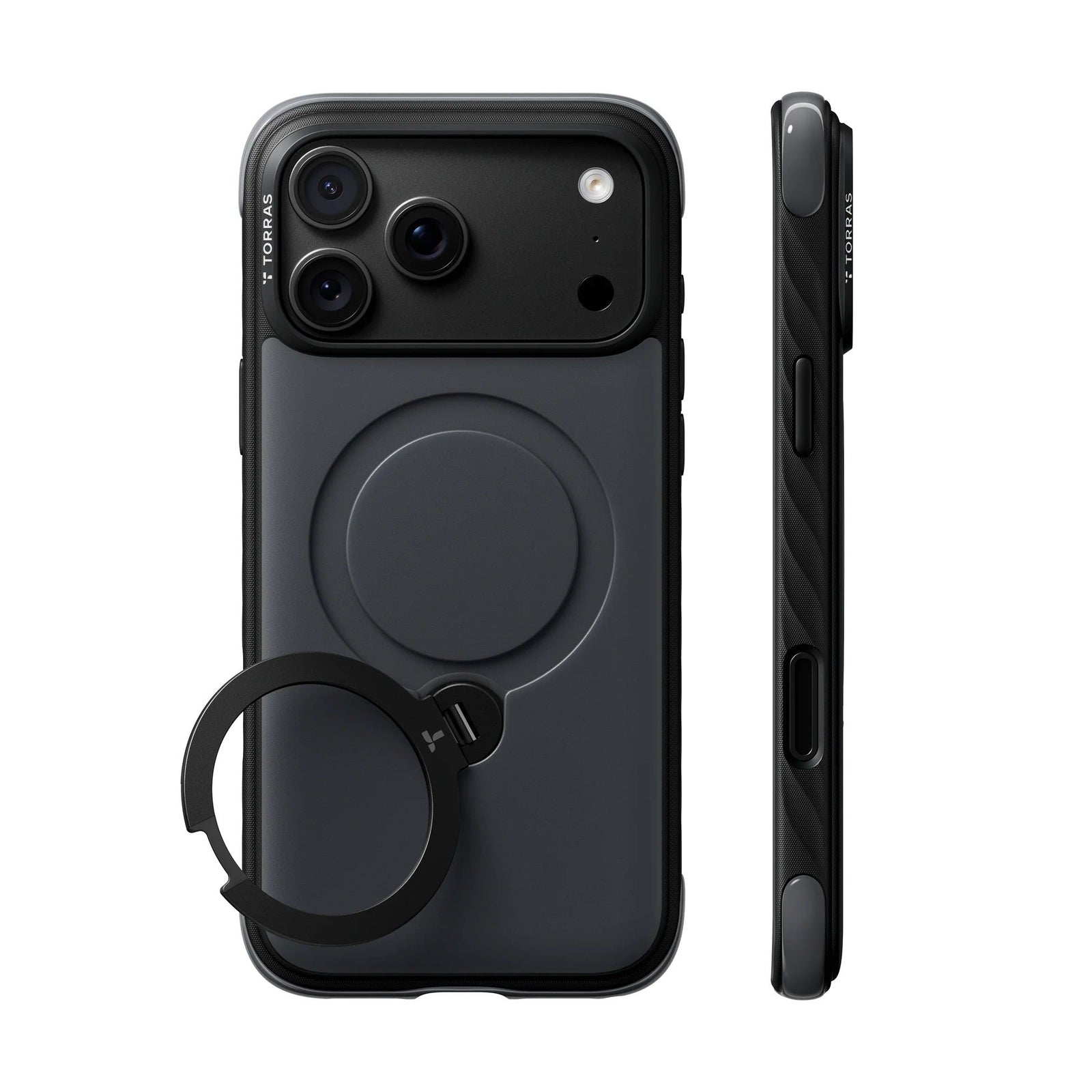 Ostand Q3 Rugg MagSafe Case iPhone 18 Pro in Black - Torras