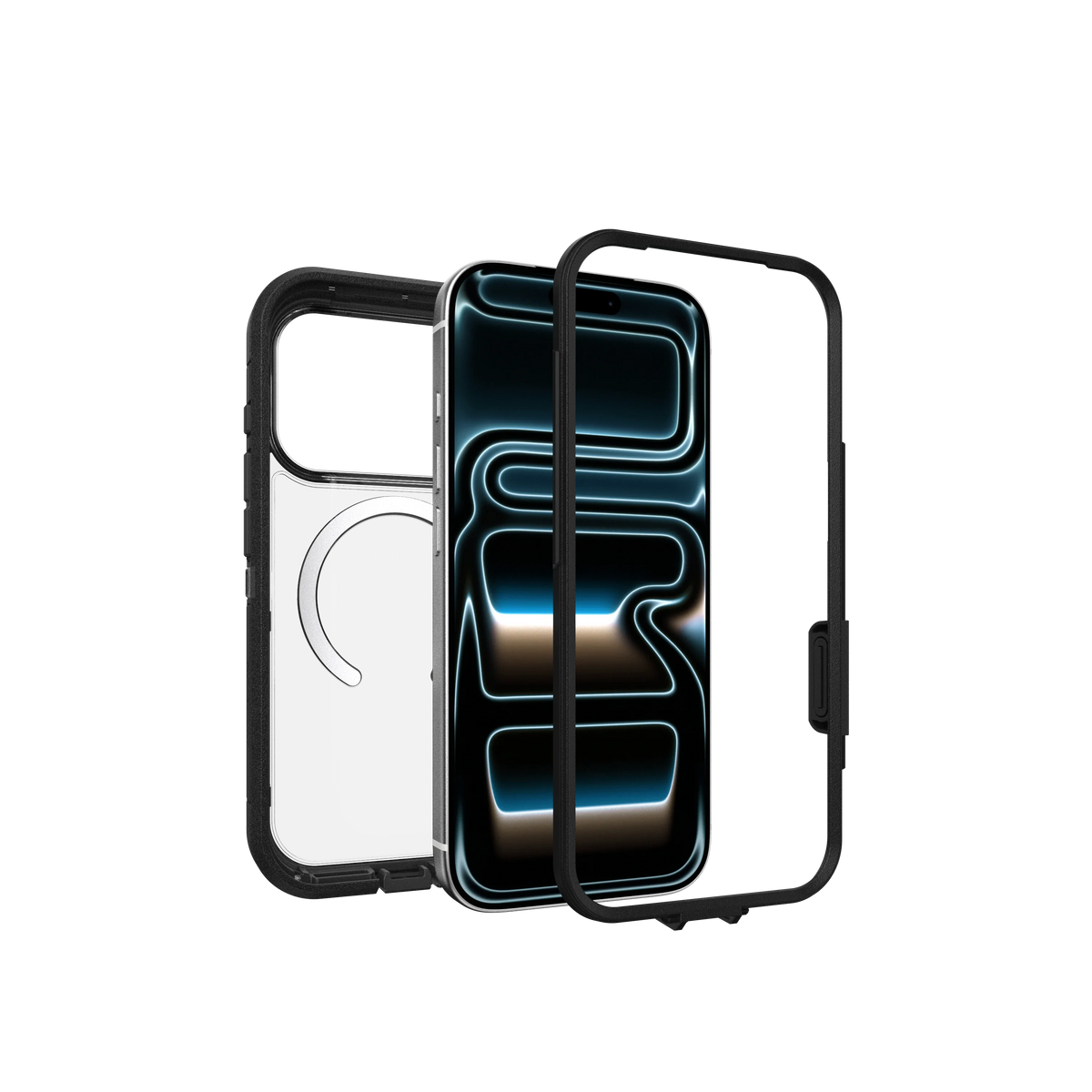 Defender Pro XT Clear Case for iPhone 18 Pro 6.3 in Clear/Black - Otterbox