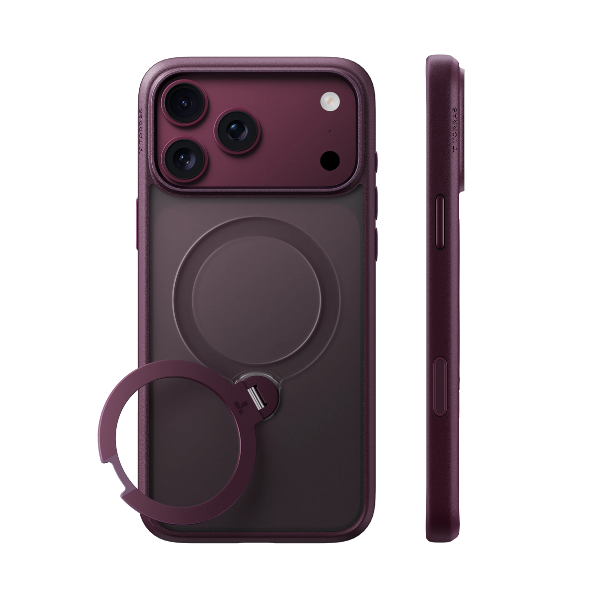 Ostand Q3 Spin MagSafe Case iPhone 18 Pro in Purple - Torras