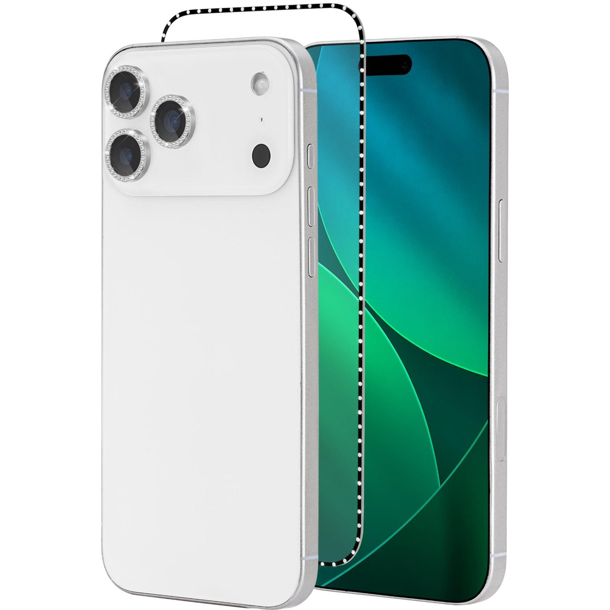 Kate Spade Fashion Lens & Screen Protectors for iPhone 17 Pro 6.3 - Set in Stone Silver