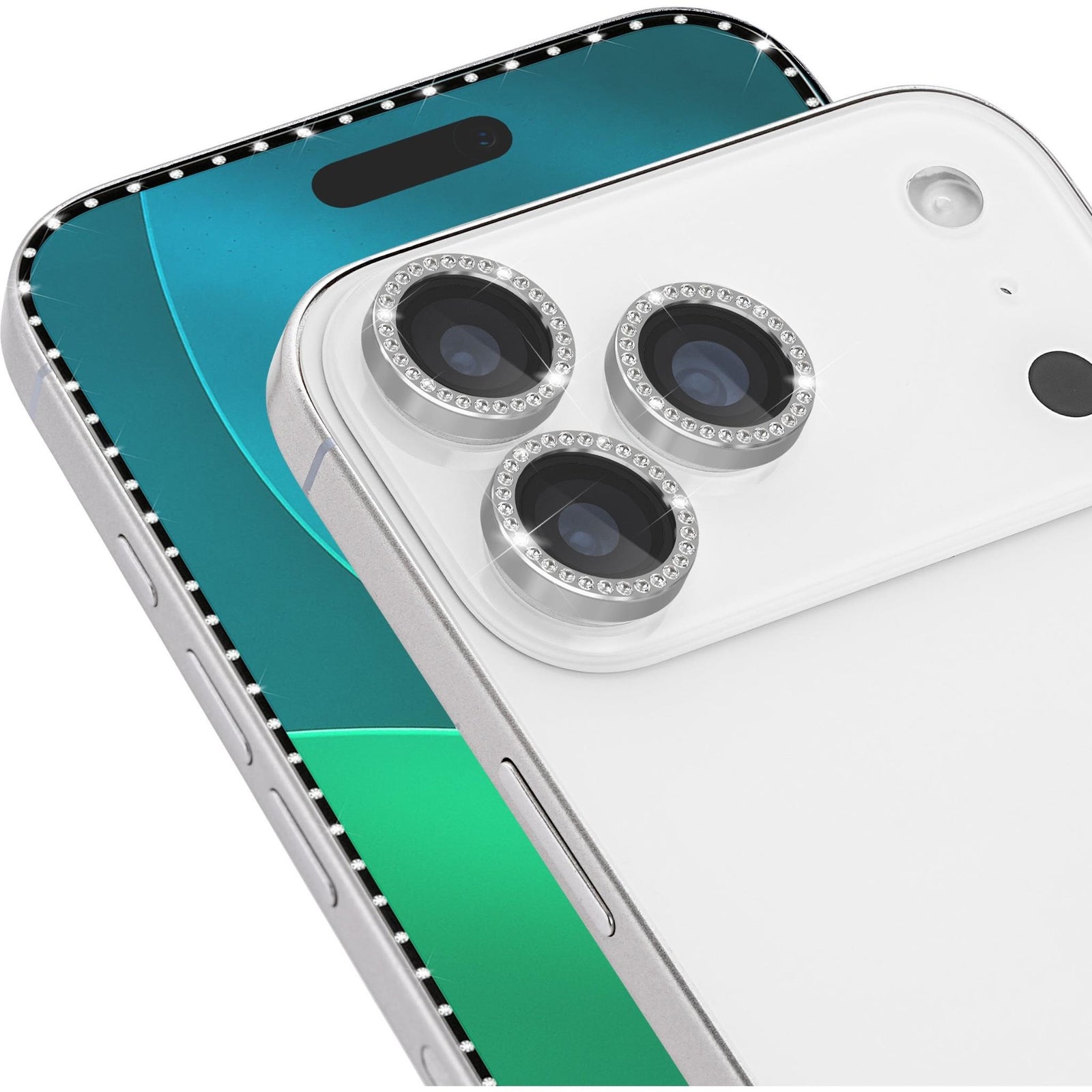 Kate Spade Fashion Lens & Screen Protectors for iPhone 17 Pro 6.3 - Set in Stone Silver