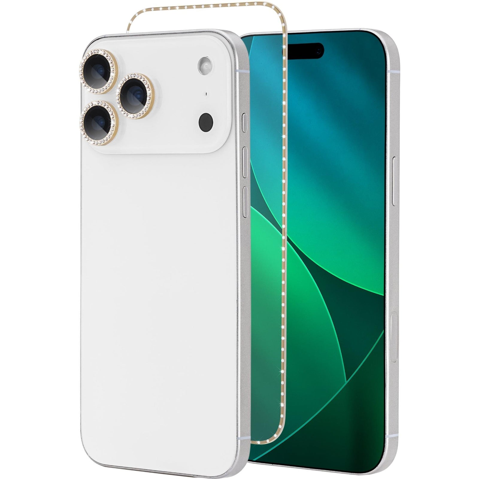 Kate Spade Fashion Lens & Screen Protectors for iPhone 17 Pro Max - Set in Stone Gold