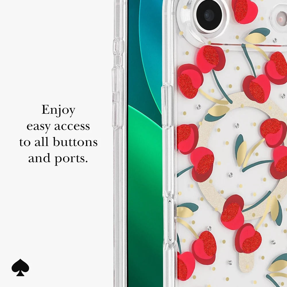 kate spade kate spade case for iphone 17 air clear angle view